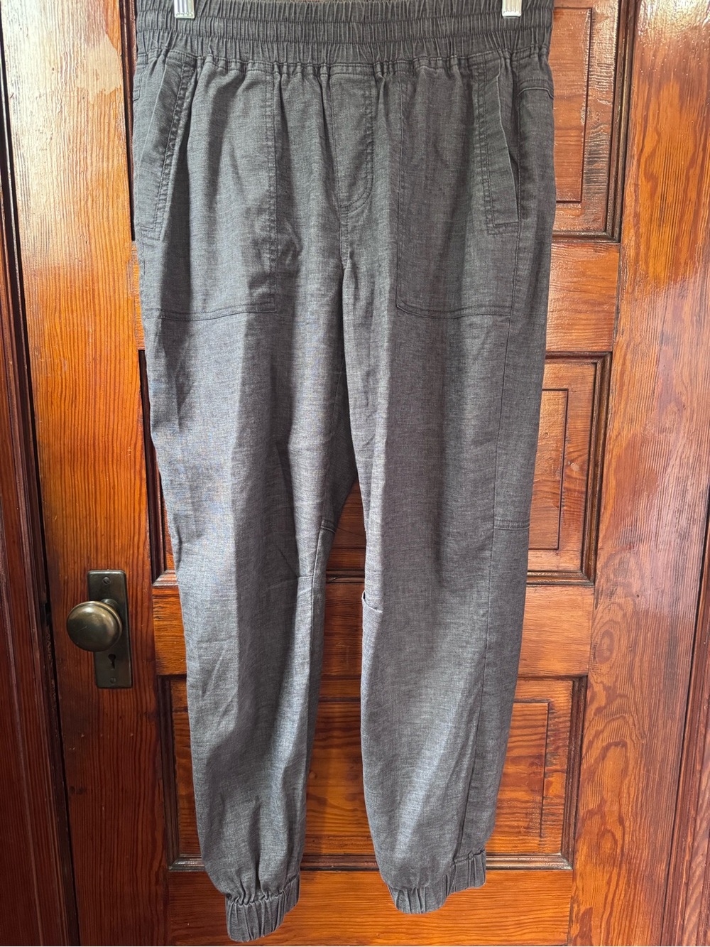 prAna Mantra Jogger Pants Coal Hemp Blend Small